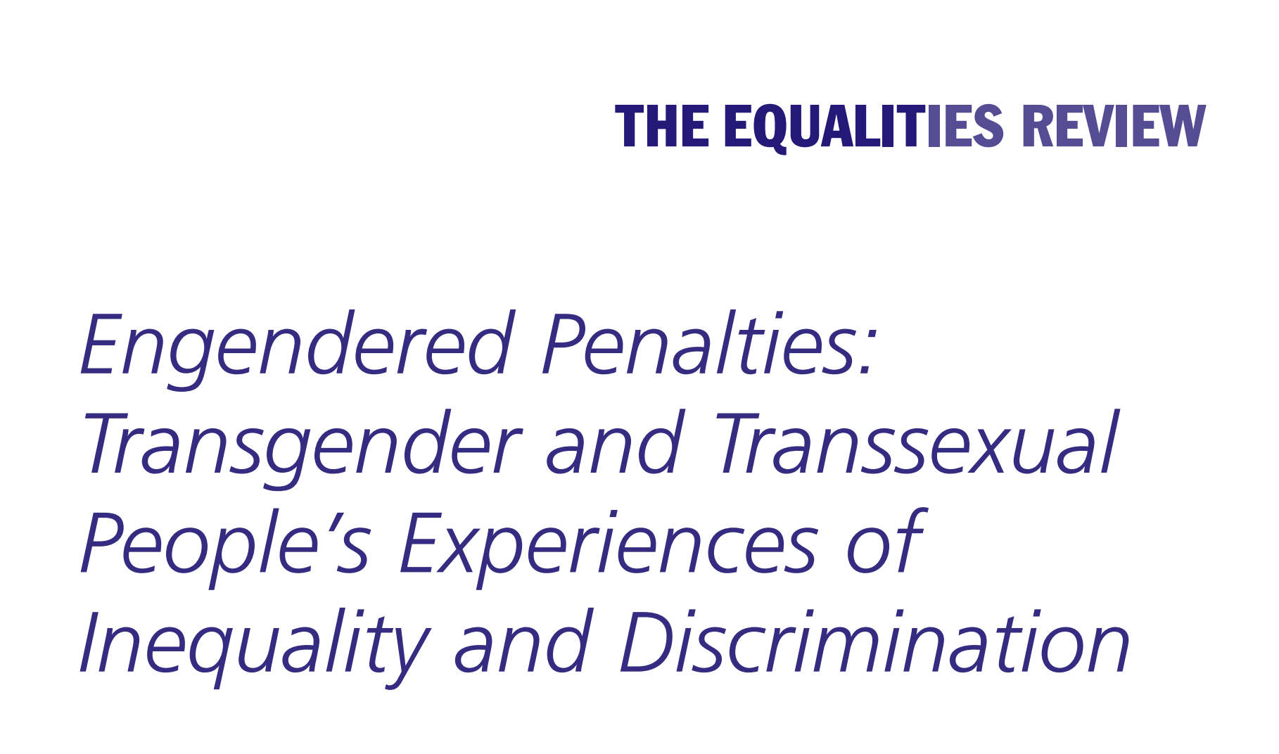 Engendered Penalties